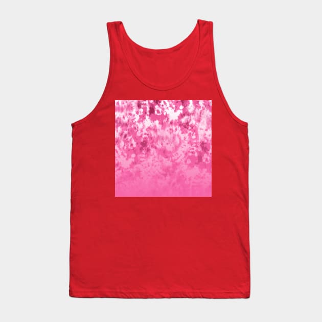 Ombre Hot Pink Tie-Dye Tank Top by Carolina Díaz